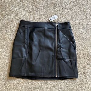 Brand new Express vegan leather skirt